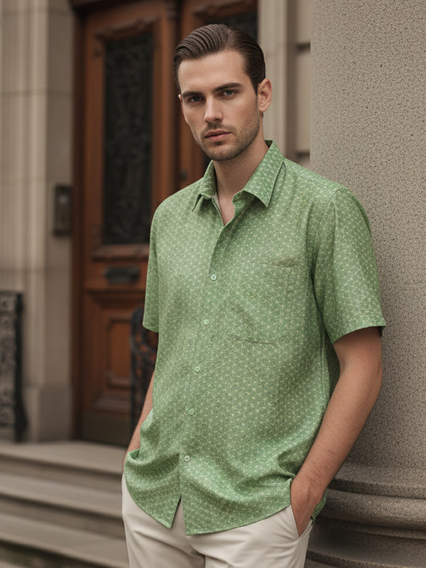 RADEN SHORT SLEEVE SHIRT (KELLY GREEN)